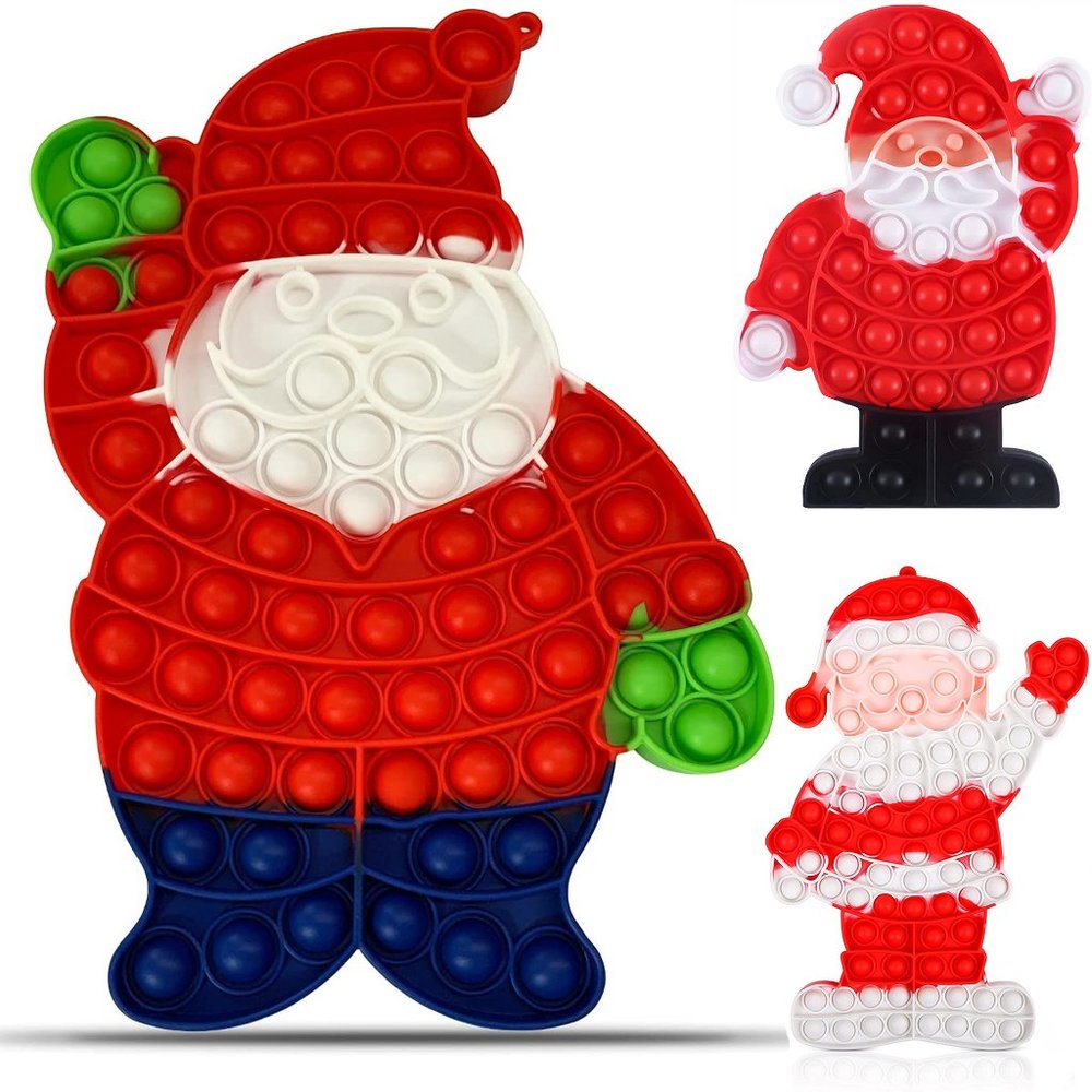 Pop It Big Size | Santa Style Christmas Pop It Easter Fidget Toy
